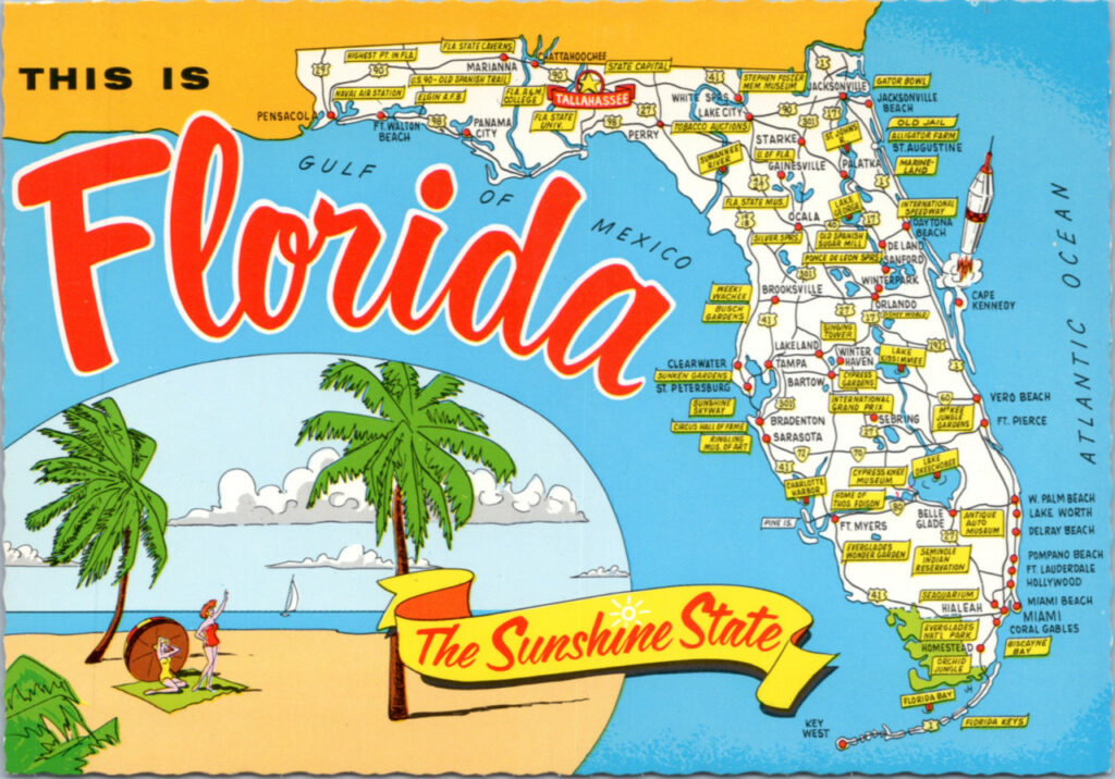 A map of Florida